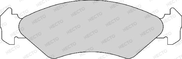 Brake Pad Set, disc brake (FD409A)