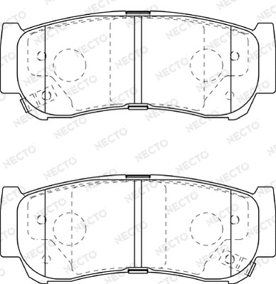 Brake Pad Set, disc brake (FD7383A)