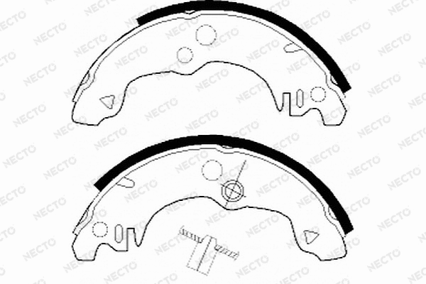Brake Shoe Set (N1174)