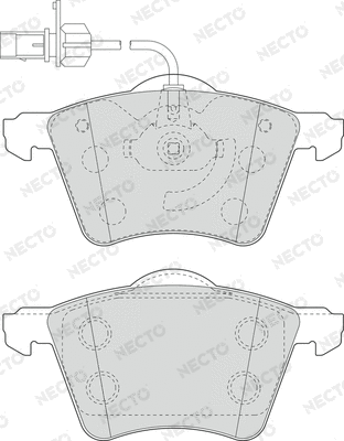 Brake Pad Set, disc brake (FD6921V)