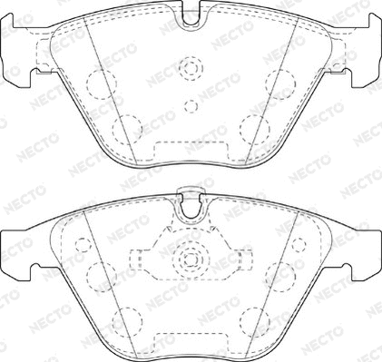 Brake Pad Set, disc brake (FD7402A)