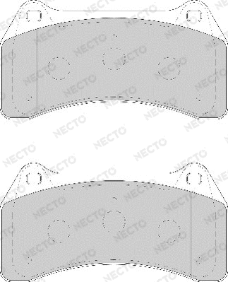 Brake Pad Set, disc brake (FD7142A)