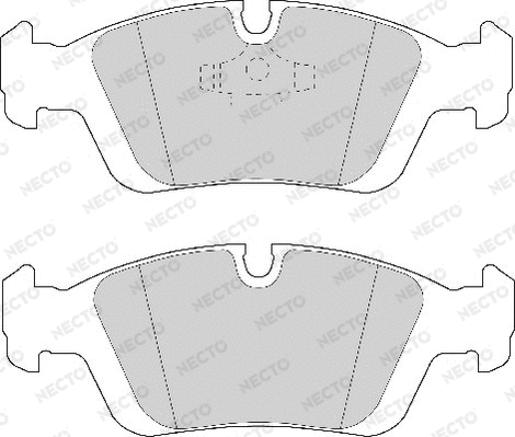 Brake Pad Set, disc brake (FD6476A)