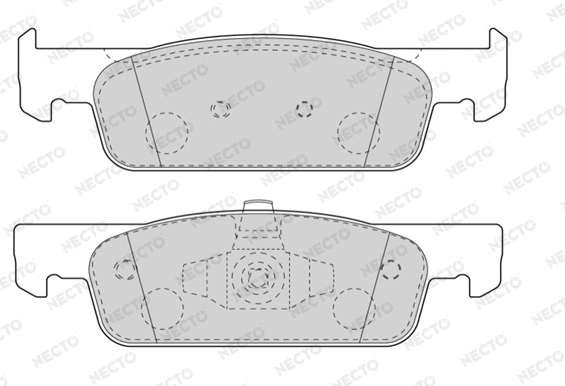 Brake Pad Set, disc brake (FD7611A)
