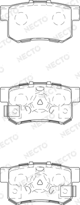 Brake Pad Set, disc brake (FD7430A)