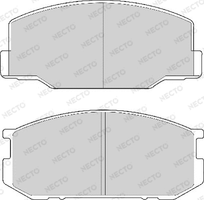 Brake Pad Set, disc brake (FD6106A)