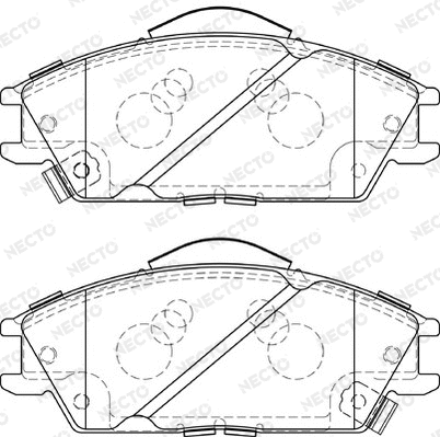 Brake Pad Set, disc brake (FD7360A)