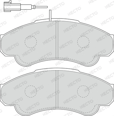 Brake Pad Set, disc brake (FD6896V)