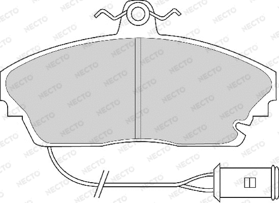 Brake Pad Set, disc brake (FD6340A)