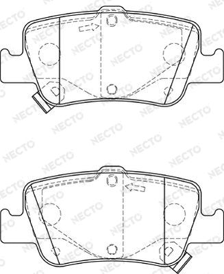 Brake Pad Set, disc brake (FD7341A)