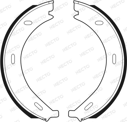 Brake Shoe Set, parking brake (N1626)