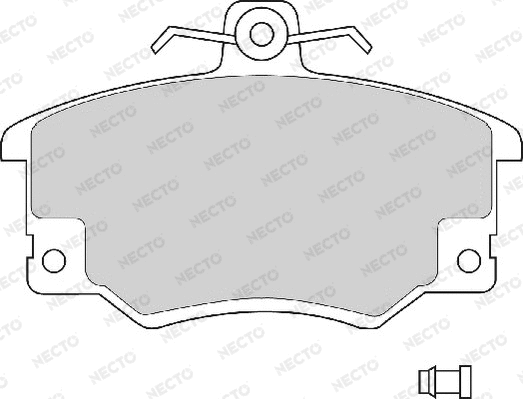Brake Pad Set, disc brake (FD221A)