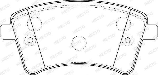 Brake Pad Set, disc brake (FD7396A)