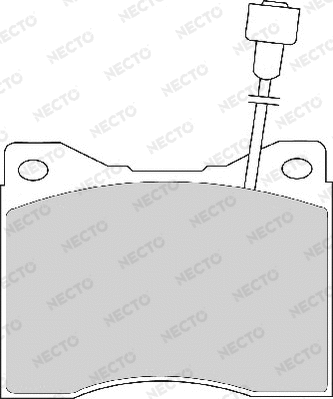 Brake Pad Set, disc brake (FD4176A)