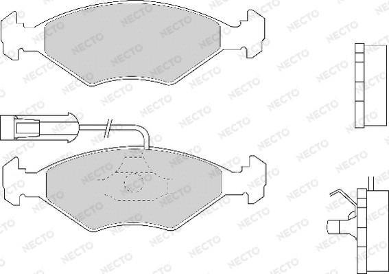 Brake Pad Set, disc brake (FD6761A)