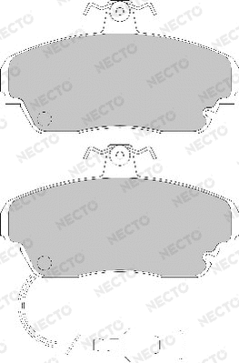 Brake Pad Set, disc brake (FD7153A)