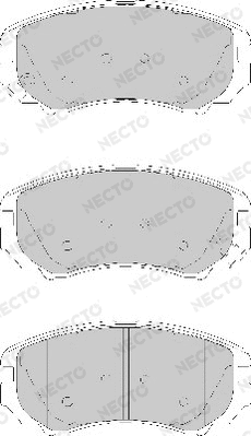 Brake Pad Set, disc brake (FD7147A)
