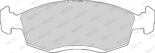 Brake Pad Set, disc brake (FD6525A)