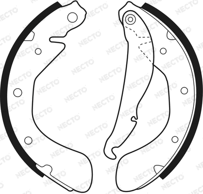Brake Shoe Set (N1481)