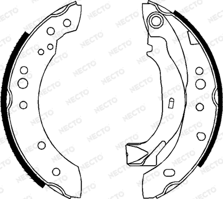Brake Shoe Set (N1687)