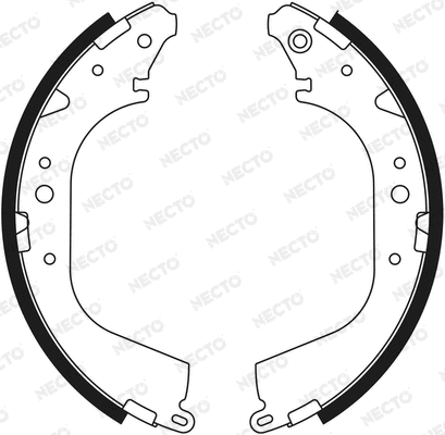 Brake Shoe Set (N1602)