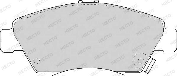 Brake Pad Set, disc brake (FD6580A)