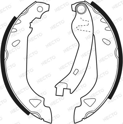 Brake Shoe Set (N1317)
