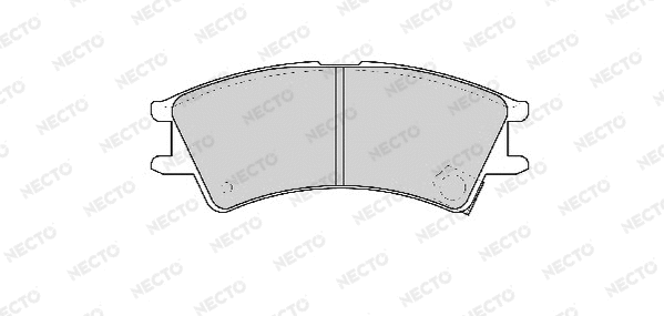 Brake Pad Set, disc brake (FD6867A)