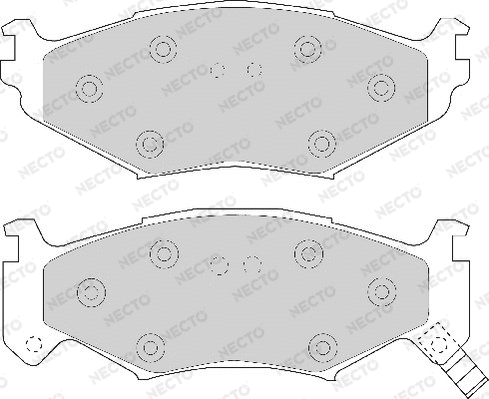 Brake Pad Set, disc brake (FD6606A)