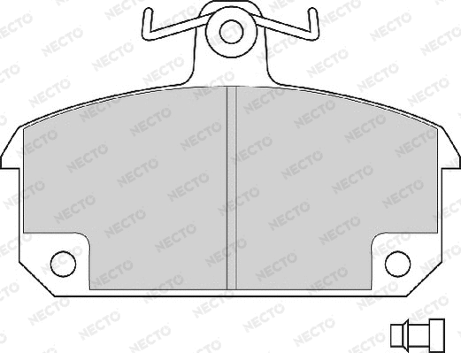 Brake Pad Set, disc brake (FD204A)