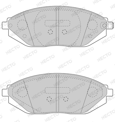 Brake Pad Set, disc brake (FD7618A)