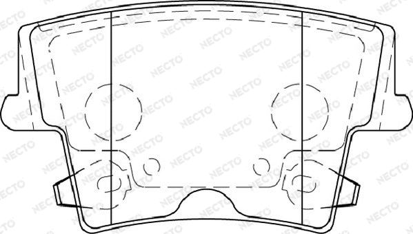 Brake Pad Set, disc brake (FD7287A)