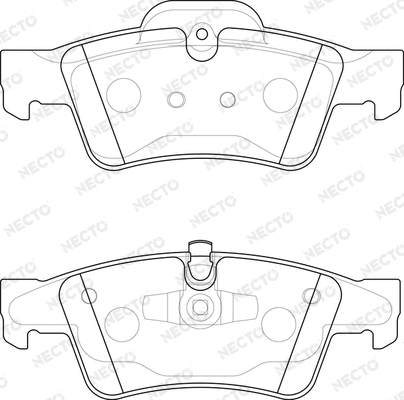 Brake Pad Set, disc brake (FD7209A)