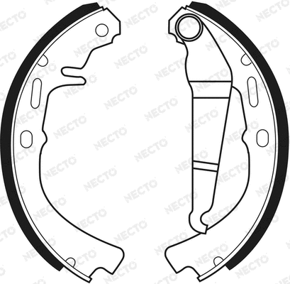 Brake Shoe Set (N1048)