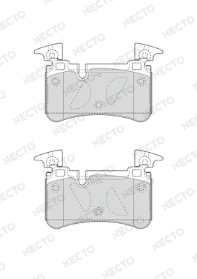 Brake Pad Set, disc brake (FD7638A)