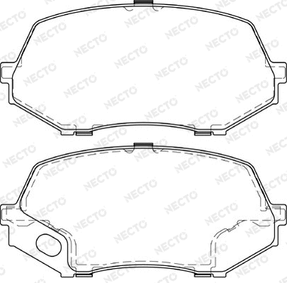 Brake Pad Set, disc brake (FD7449V)