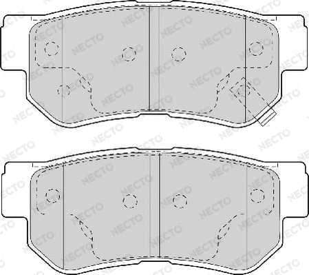 Brake Pad Set, disc brake (FD7058A)