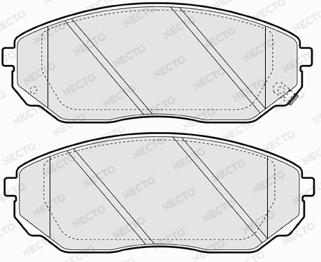 Brake Pad Set, disc brake (FD7148A)