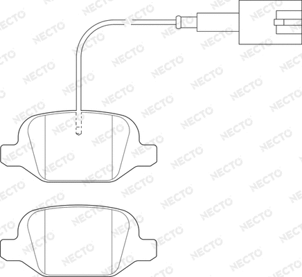 Brake Pad Set, disc brake (FD7492A)