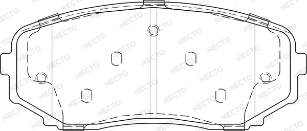 Brake Pad Set, disc brake (FD7517A)