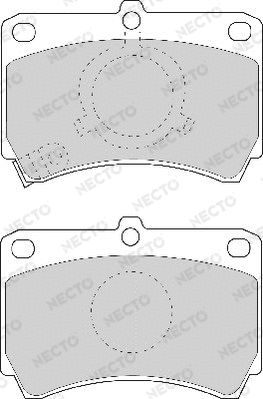 Brake Pad Set, disc brake (FD6636A)