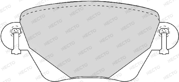 Brake Pad Set, disc brake (FD6878A)