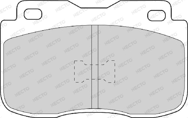 Brake Pad Set, disc brake (FD4167A)