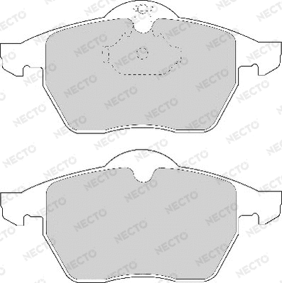 Brake Pad Set, disc brake (FD6710A)
