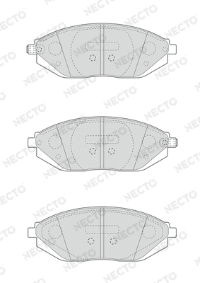 Brake Pad Set, disc brake (FD6718A)