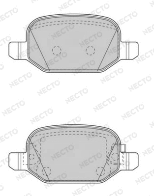 Brake Pad Set, disc brake (FD7574A)
