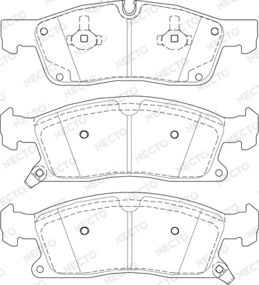 Brake Pad Set, disc brake (FD7542A)