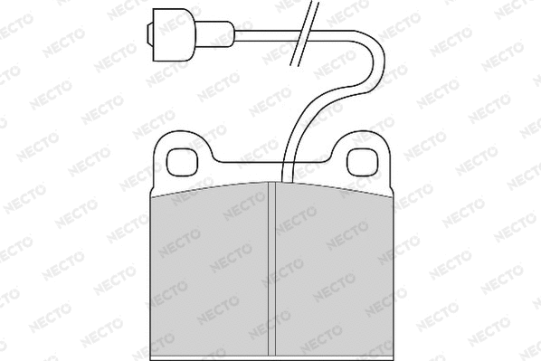 Brake Pad Set, disc brake (FD6417A)