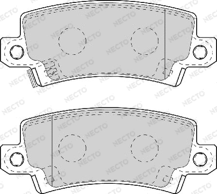 Brake Pad Set, disc brake (FD6965A)