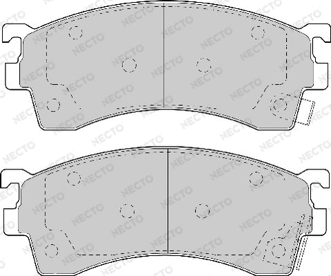 Brake Pad Set, disc brake (FD6600A)